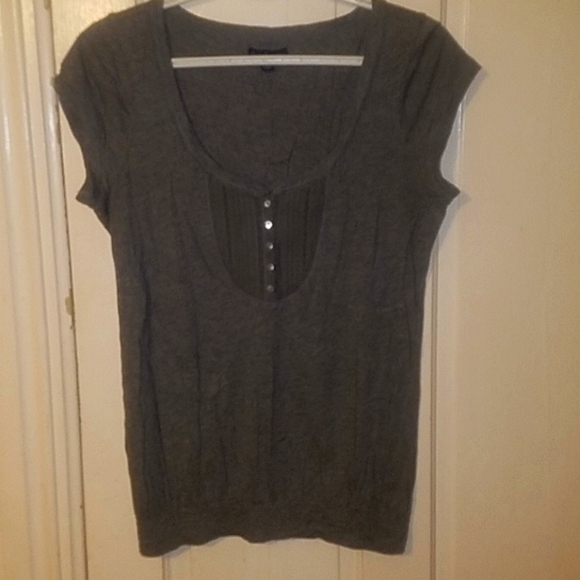 American Eagle Outfitters Tops - M Grey American Eagle Outfitters Shirt